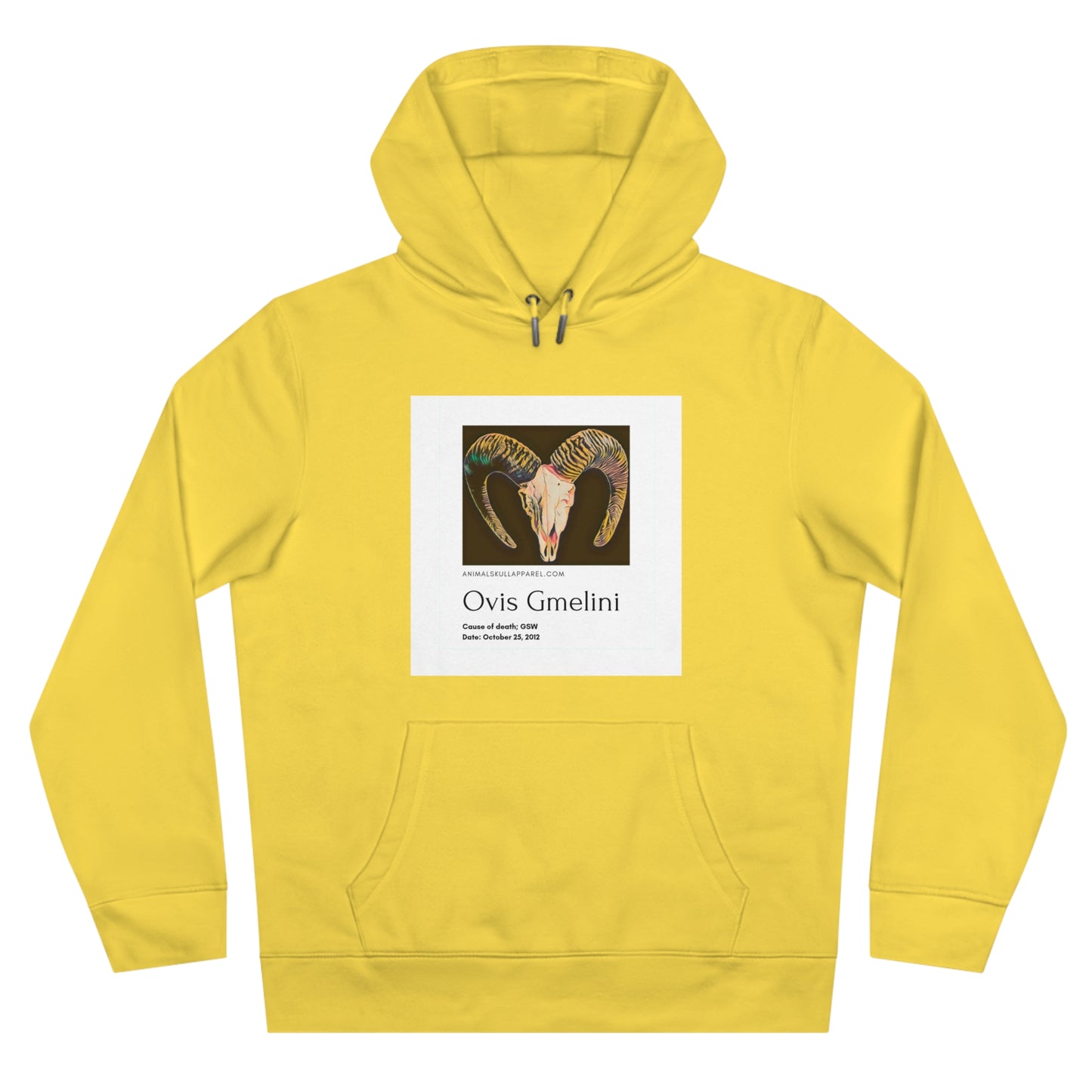 King Hooded Sweatshirt with Ovis Gmelini Design - Perfect for Nature Lovers