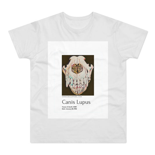 Men's Graphic T-Shirt - Canis Lupus Skull Design